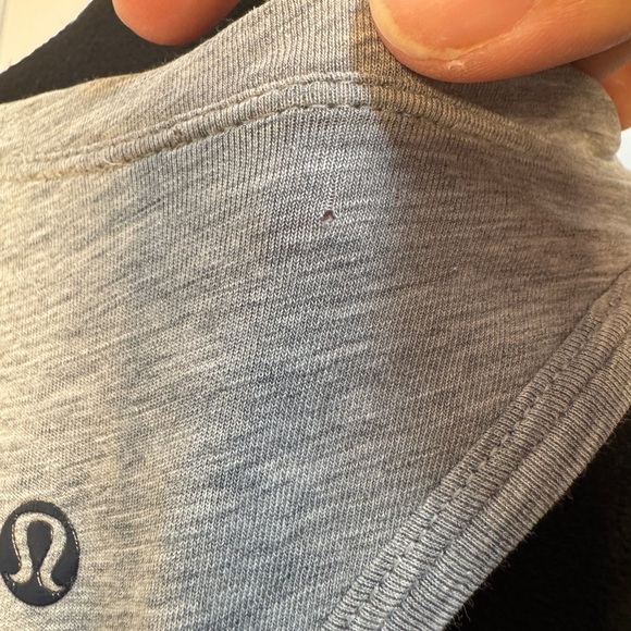 Lululemon Yogi Racer Back Tank Top Grey - Picture 8 of 9